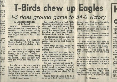 First professional piece published